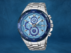 Часы Casio Edifice EFR-539D-2AV (на фото) - одна из трех новинок, появившихся в Европе. (Источник изображения: Casio, отредактировано)