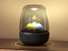 Bluetooth-колонка Harman Kardon Aura Studio 5 проецирует 360-градусный звук и свет. (Источник изображения: Harman Kardon Japan)
