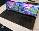 Dell XPS 15 7590 с IPS-матрицей (слева) против XPS 15 7590 с OLED-матрицей (справа)