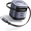 Еще одна версия выдвижного кабельного зарядного устройства Ugreen Nexode 45W с двумя портами USB-C. (Источник изображения: Ugreen)
