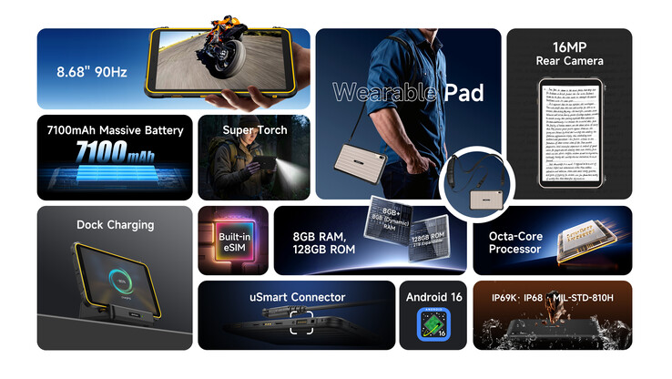 Оба планшета поддерживают зарядку в док-станции. (Источник изображения: Ulefone)