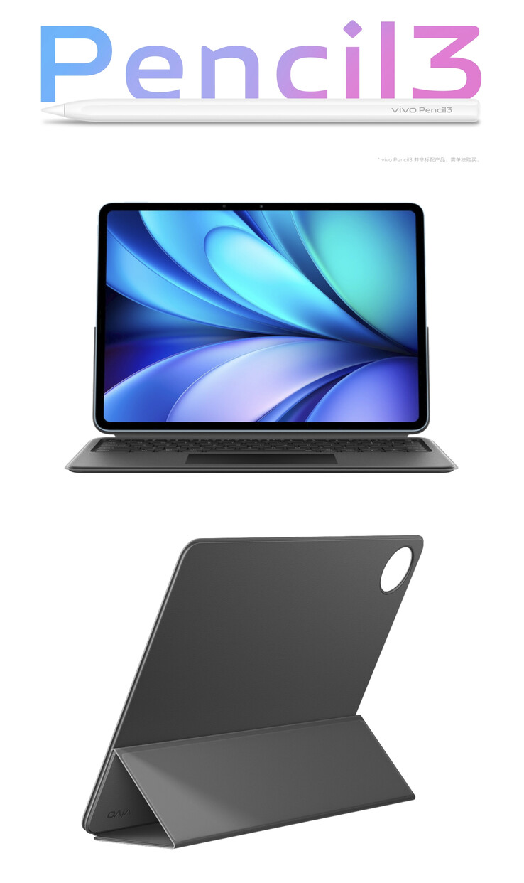 Vivo Pad5 может быть укомплектован несколькими аксессуарами от первых производителей. (Источник изображения: Vivo)