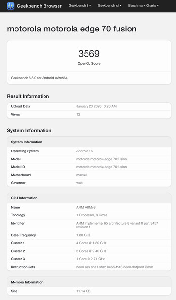 (Источник изображения: Geekbench)