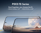 Poco F8 Pro будет гораздо меньше, чем Poco F8 Ultra. (Источник изображения: Xiaomi)