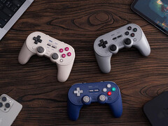 8BitDo Pro 3 оснащен кнопками ABXY в стиле Nintendo, а его эргономика приближена к контроллеру DualSense. (Источник изображения: 8BitDo)