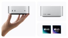 Новый Mac Mini с процессором M6 и Mac Studio с процессором M5 Ultra