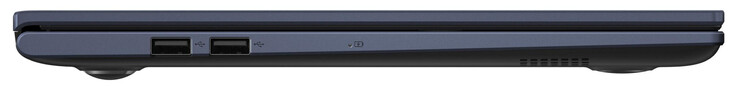 Левая сторона: 2x USB 2.0 (USB-A)