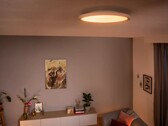 Новые потолочные светильники Philips Hue Aurelle (на фото) будут стоить дешевле, чем оригинальные версии. (Источник изображения: Philips Hue)