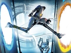 Рекламное изображение игры «Portal 2». 