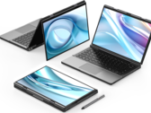 Двухэкранный ноутбук GPD DUO поддерживает внешние графические процессоры через порт OCuLink (Источник: GPD) 