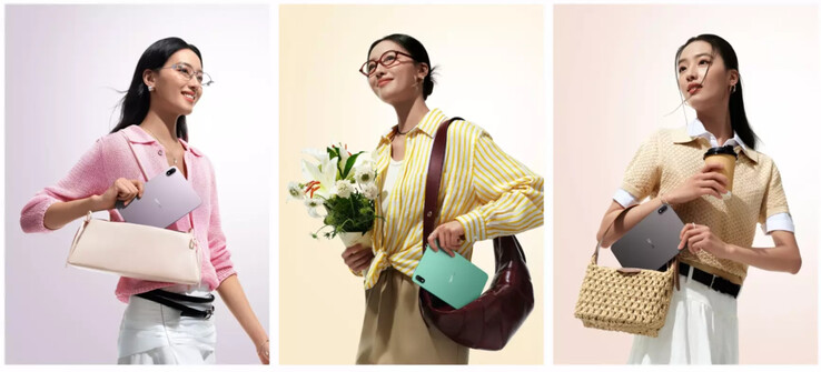 Три стартовых цвета Oppo Pad Mini.