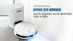 Запуск новых роботов-пылесосов Civic X11 от Haier (Источник изображения: Haier)