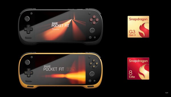 Konkr Pocket Fit будет оснащен процессором Snapdragon G3 Gen 3, а Pocket Fit Elite - процессором Snapdragon 8 Elite. (Источник изображения: Ayaneo)