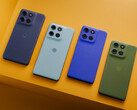 Motorola описывает цвета выпуска Moto G56 как Black Oyster, Grey Mist, Dazzling Blue и Dill, все с брендингом Pantone. (Источник изображения: Motorola)