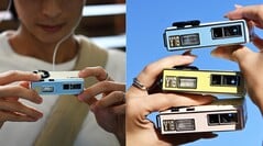 В корпусе Yashica Y16 в стиле ретро разместились оптический видоискатель и вспышка.