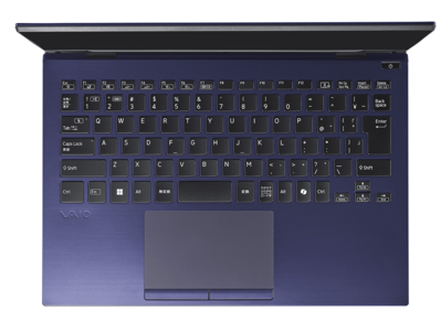 Вид клавиатуры и тачпада Vaio T Kachi-iro Special Edition