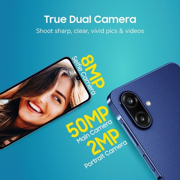 Samsung Galaxy F70e оснащен двумя задними камерами.