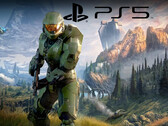 Halo Infinite с логотипом PS5 (Источник изображения: Microsoft Gaming, Sony PlayStation с правками)