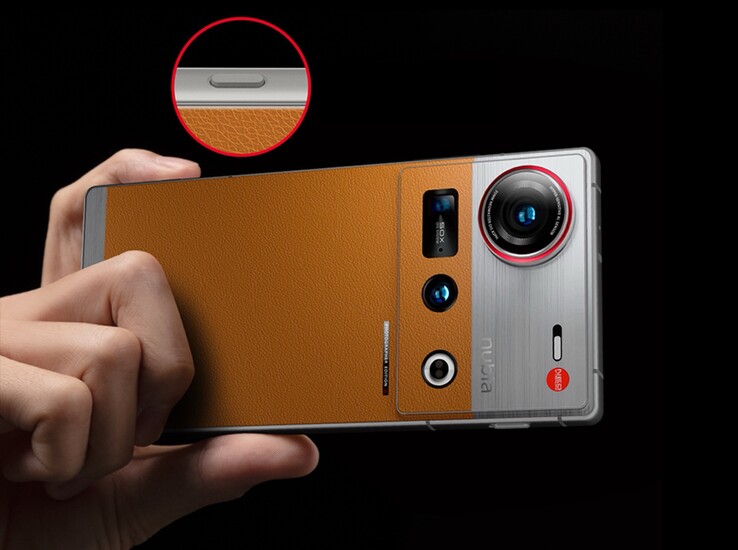 Nubia Z70S Ultra уже оснащен тройной камерой и выделенной кнопкой спуска затвора. (Источник изображения: Nubia)