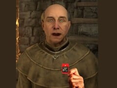 Скриншот из анонса выпуска физической версии игры «The Elder Scrolls IV: Oblivion Remastered» на картридже