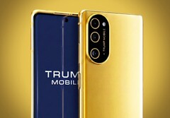 Единственная неизменная деталь в дизайне Trump T1 Phone - это золотой цвет.