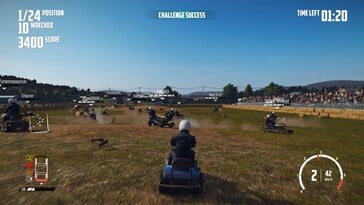 На снимке: скриншот игрового процесса из игры «Wreckfest».