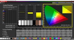 CalMAN ColorChecker (после калибровки)