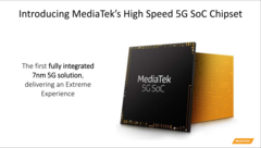 7-нм MediaTek Helio M70 5G появится на первых смартфонах к первому кварталу 2020 года (Изображение: MediaTek)