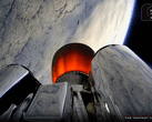 Вид со второй ступени ракеты Electron во время запуска QPS-SAR-12 (Источник изображения: Rocket Lab)