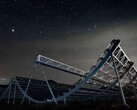 Телескоп CHIME (Источник изображения: CHIME, Андре Ренар, Институт астрономии и астрофизики Данлапа и Университет Торонто; обрезано)