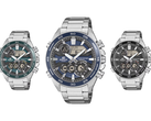 Изображение новых часов Casio серии Edifice ERA-130D на белом фоне.