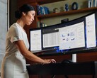 Новейший 49-дюймовый монитор HP оснащен выдвижной веб-камерой. (Источник изображения: HP)