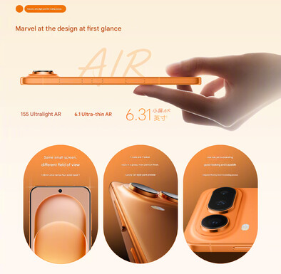 Дизайн Magic 8 Pro Air (Источник изображения: Honor - машинный перевод)