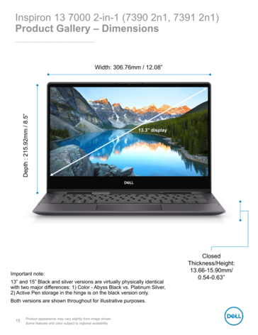 Inspiron 13 7000 7390 2-в-1