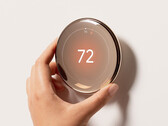 Новый Nest Learning Thermostat поддерживает интеграцию Matter для Apple HomeKit и Samsung SmartThings. (Источник изображения: Google)