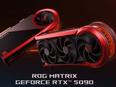 Изображение, демонстрирующее ROG Matrix RTX 5090. (Источник изображения: ASUS)