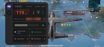PUBG Mobile: Плавный, 115 кадров в секунду в среднем.
