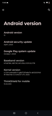 Программное обеспечение Motorola Moto G86