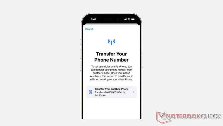 Преобразование физической SIM-карты в eSIM на сайте Apple (Источник изображения: Apple)