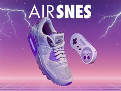 AIR SNES - это Nike Air Max 90 со встроенной консолью, вроде как. (Источник изображения: Bonzanini Design)