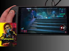 Cyberpunk 2077 Switch 2 в портативном исполнении (Источник изображения: Deck Wizard YouTube)