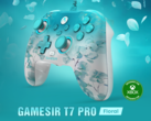 GameSir T7 Pro имеет матовый корпус с цветочным узором и полупрозрачный дизайн (Источник изображения: GameSir)