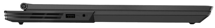Левая сторона: USB 3.2 Gen 1 (Type-A), комбинированный аудио разъем