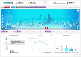 Polar Flow: дневная активность на графике