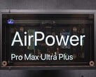 Зарядный стол от HTX Studio, созданный по мотивам AirPower, с возможностью самостоятельной сборки, демонстрирующий внутреннее оборудование и прозрачный дисплей.