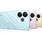 Xiaomi предлагает Redmi 13 в цветовых вариантах Midnight Black, Ocean Blue, Pearl Pink и Sandy Gold. (Источник изображения: Xiaomi)