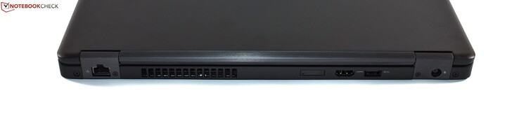 Задняя сторона: Ethernet, слот SIM, HDMI, USB 3.0 Type-A, разъем питания