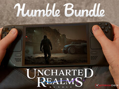 Пакет Uncharted Realms будет активен до 23 августа 2025 года. На фото: Палуба Steam, управляющая фортом Солис. (Источник изображения: Notebookcheck, Steam и Humble Bundle - отредактировано)