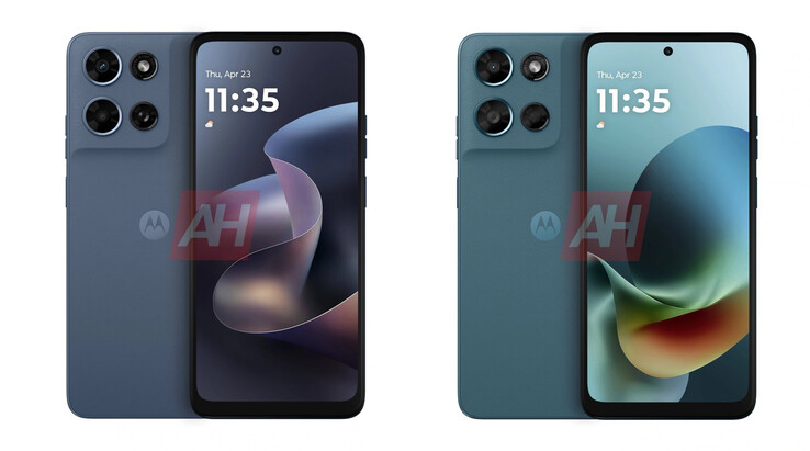 Moto G 2026 и Moto G Play 2026 слева направо. (Источник изображения: via Android Headlines)