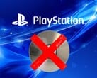 Логотип PlayStation, изображённый над диском PS5